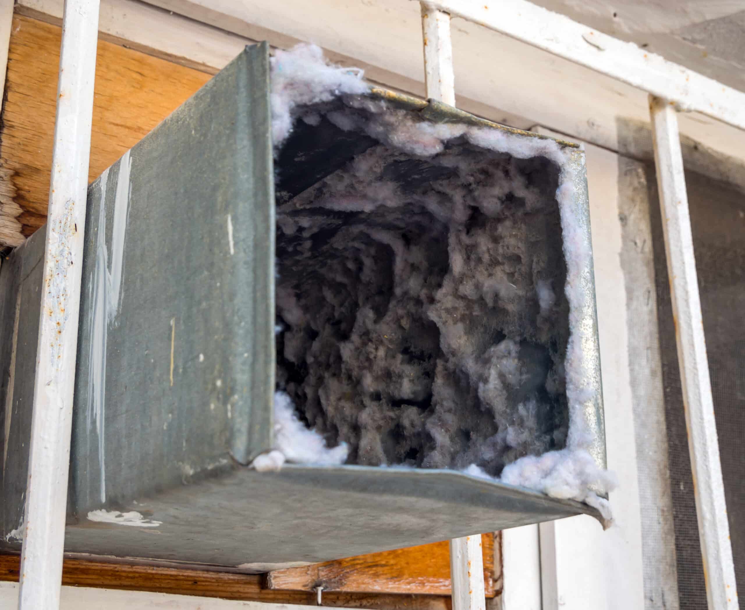 Orlando duct cleaning before picture